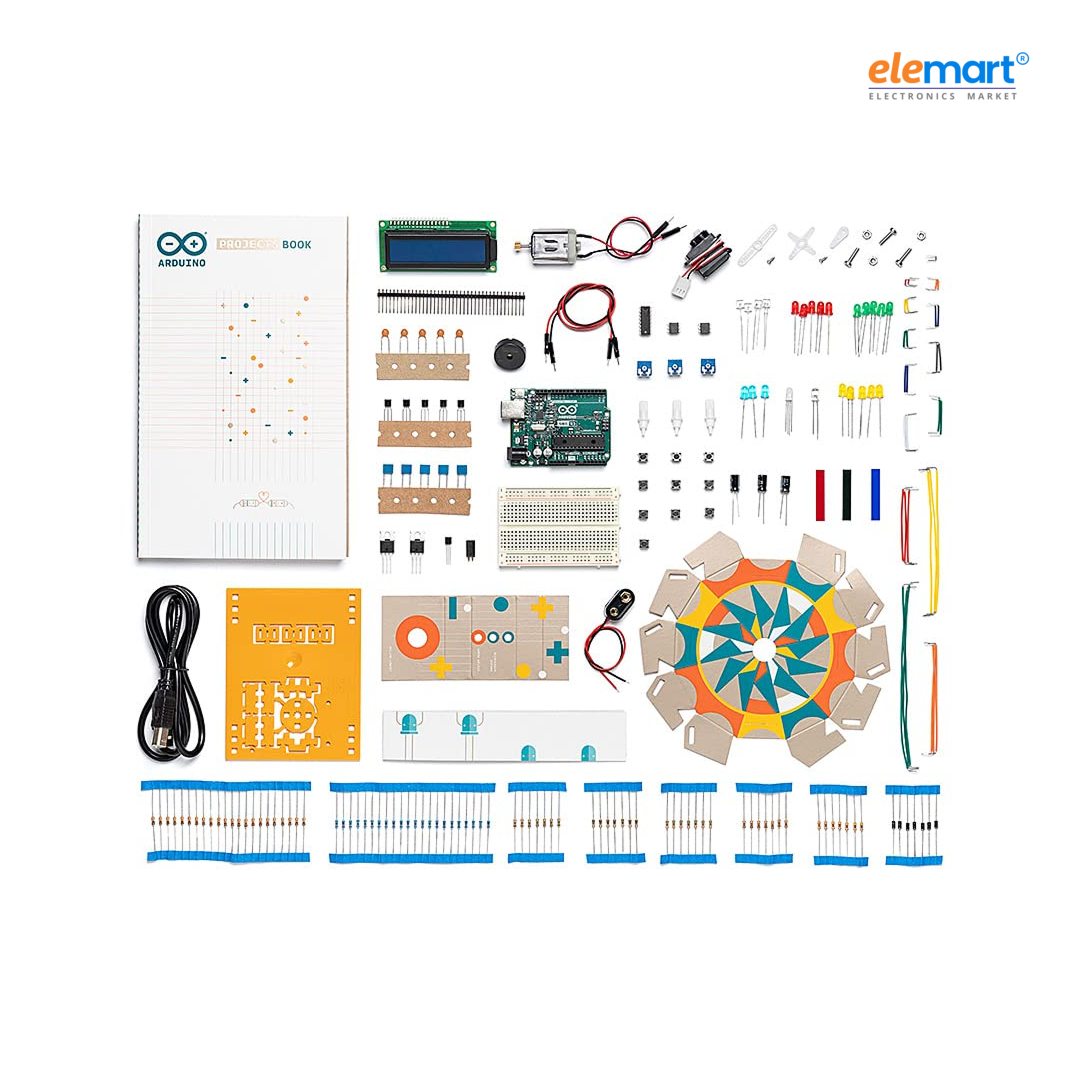 Arduino Starter Kit with 170 Pages Project Book