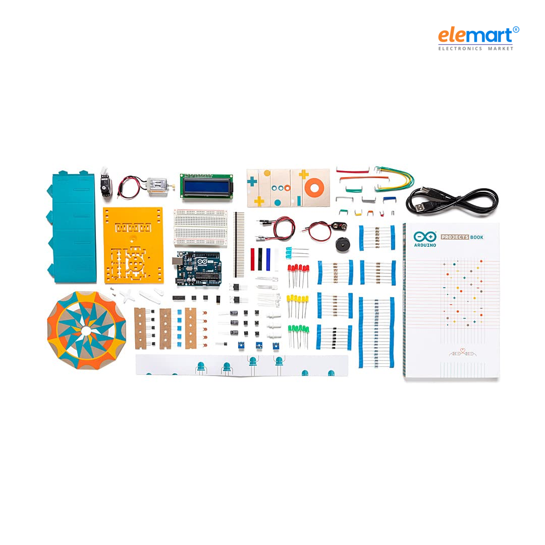 Arduino Starter Kit with 170 Pages Project Book