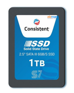 Consistent 2.5 1 TB SSD with SATA III Interface, 6Gb/s,Read/Write Speed Upto - 550/500 MB/s, 5 Years Warranty.