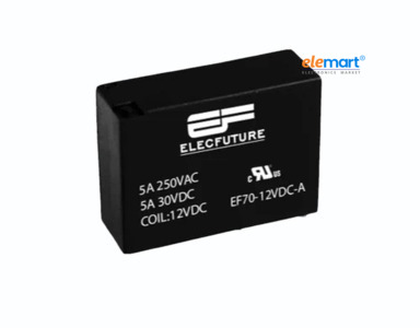 EF70 12V DC 5A PCB Power Relay SPDT (1 Form C) 250VAC / 28VDC