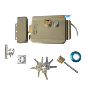 jiSECURE Electric Rim Lock 12V with 8 Keys