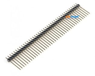 1x40 Pin 1.27mm Pitch Male Berg Strip Straight Single Row Header Connector