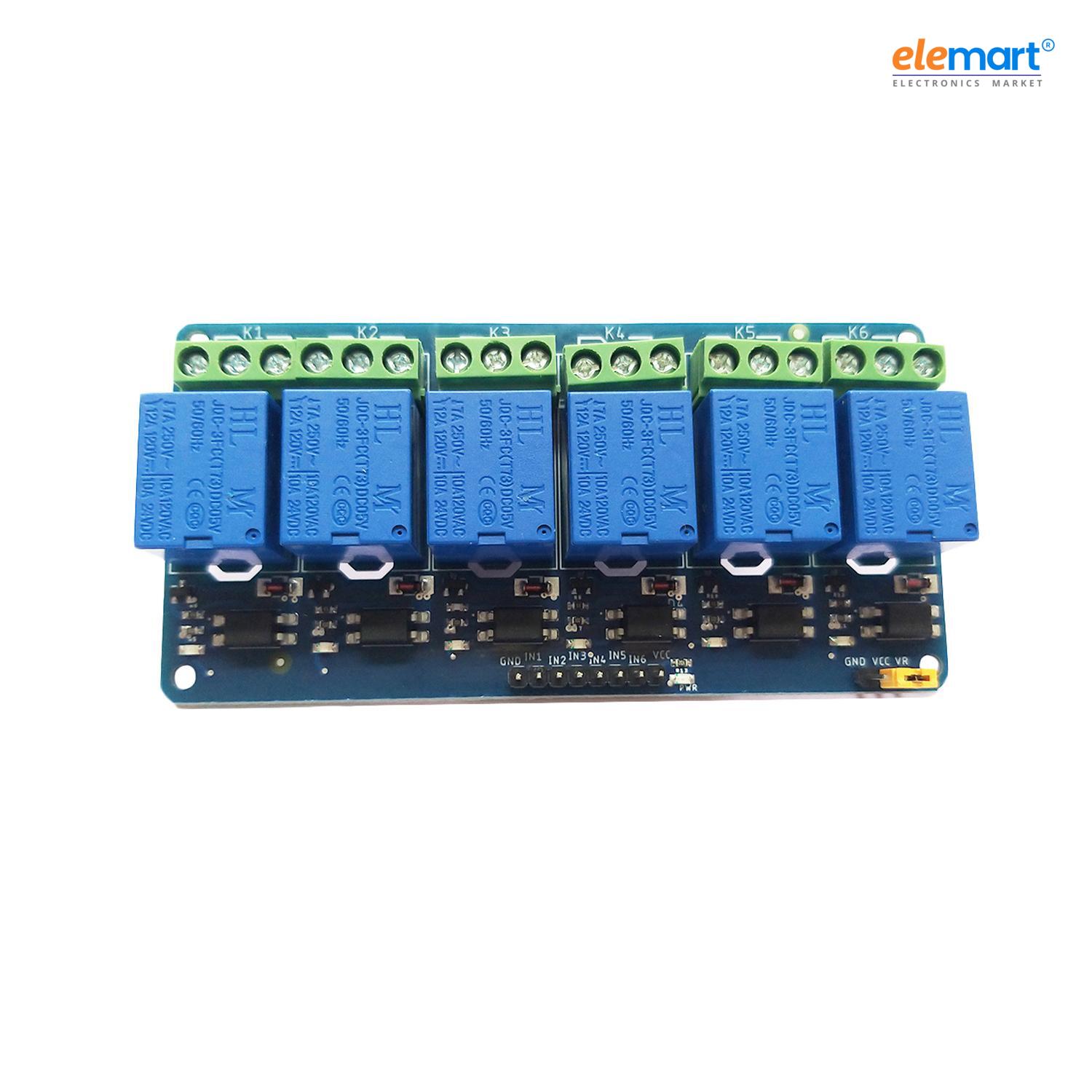 6 Channel Relay Board 5V