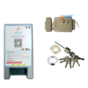 jiSECURE Smart Lock Controller with Electronic Lock | App & Manual Control