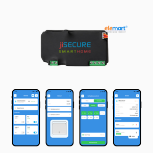 jiSECURE 4 Node Smart Switch | WiFi and Bluetooth Enabled Smart Home Controller
