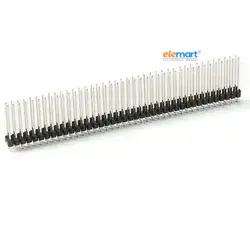 2x40 Pin 2.54 mm Pitch Male Berg Strip Straight Double Row Header Connector