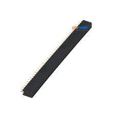 2x40 Pin 2.54mm Pitch Female Berg Strip Straight Double Row Header Connector