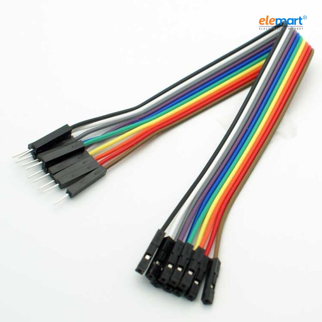 30-Piece Breadboard Jumper Wire Kit | Male-to-Male Connecting Wires for Arduino, ESP32 & Raspberry Pi