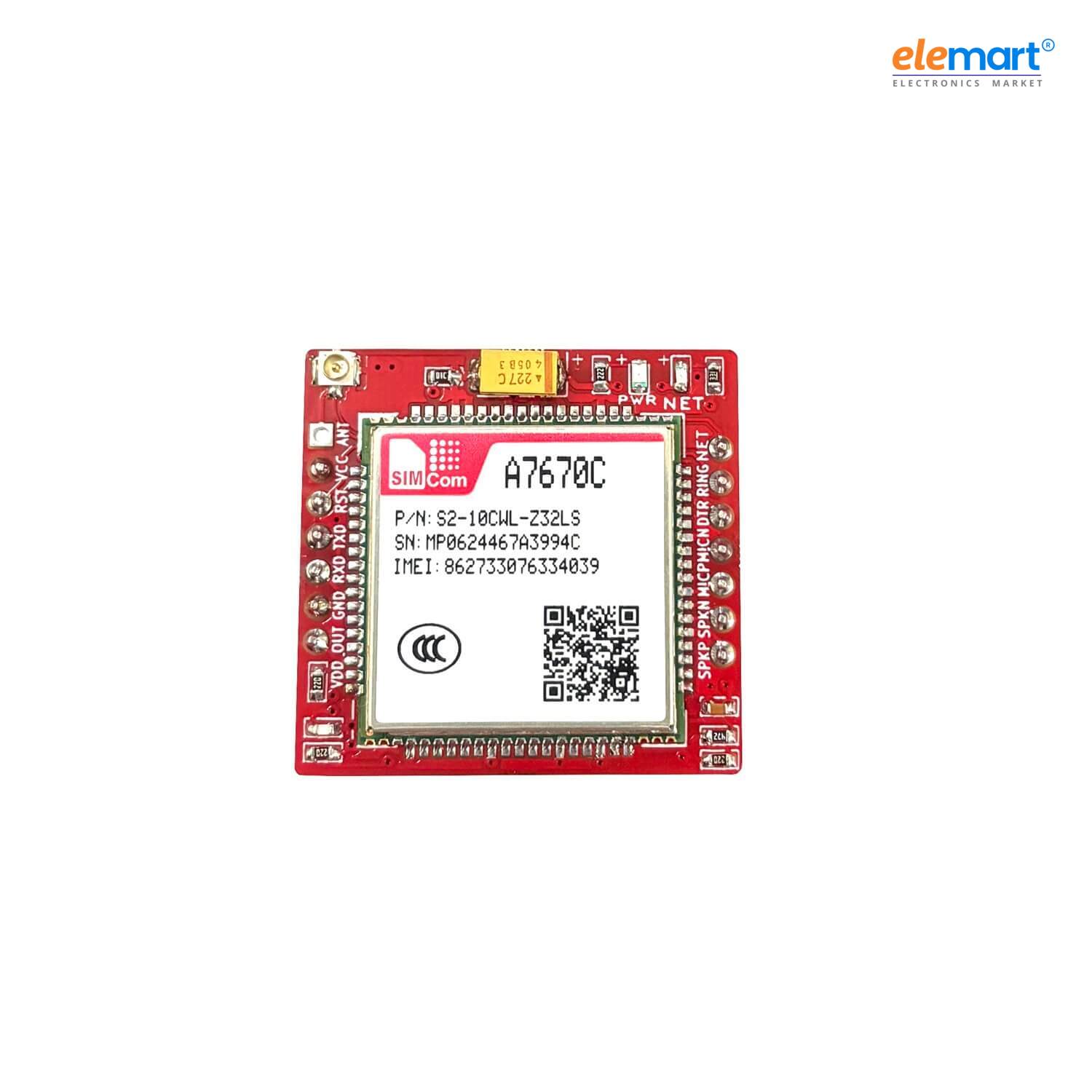 SIMCom A7670C-LNNV 4G LTE Cat-1 Module