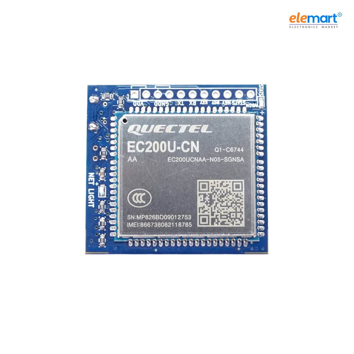 EC200U-CN 4G LTE Ultra Compact Nano Modem with GNSS – Industrial Grade Breakout Board