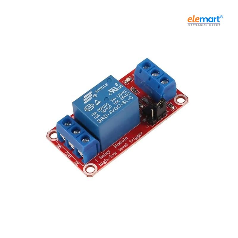 1 Channel 3V Relay Module High and Low Level Trigger with Opto Isolation