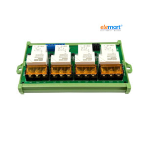 ST30-05-4CH-PM – 4 Channel 5V 30A Relay Module with Optocoupler Isolation, High & Low Trigger (Panel Mount)