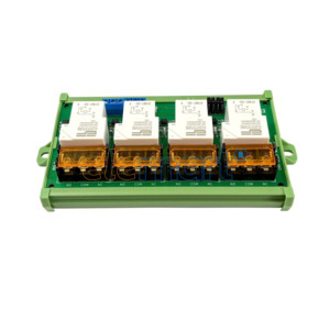 ST30-05-4CH-PM – 4 Channel 5V 30A Relay Module with Optocoupler Isolation, High & Low Trigger (Panel Mount)