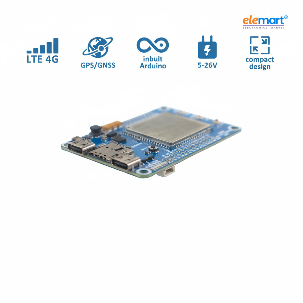 ESP32-S3 with EC200U 4G LTE Cat-1 WiFi Bluetooth GNSS IoT Smart Modem Development Board