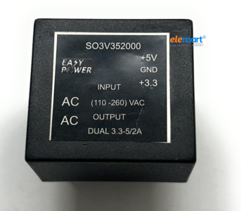 Easy Power 110-260V AC to DC Power Supply Module (3.3V & 5V Output)