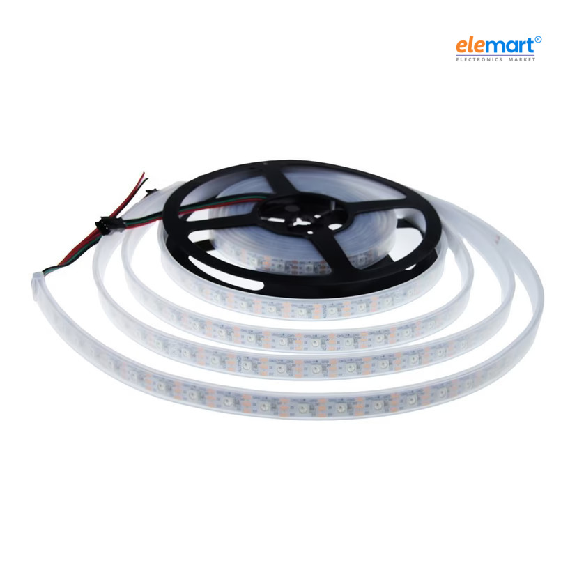 WS2812B 5V Addressable RGB IP67 Waterproof LED Strip - 5m