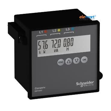Schneider Electric EM1000 Energy meter Cl 0.5 Pulse LCD
