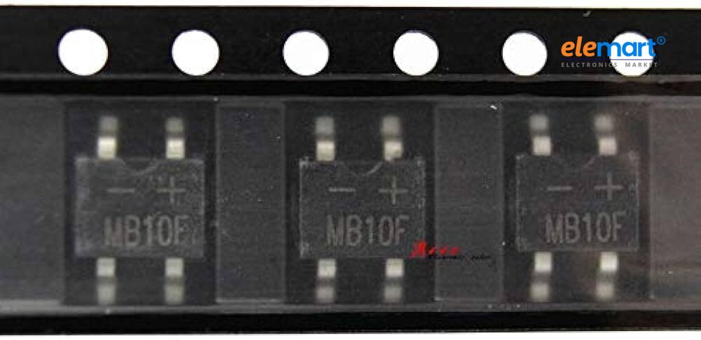 MB10F Bridge Rectifier SMD 0.8A 4 PIN For Electronic Circuit