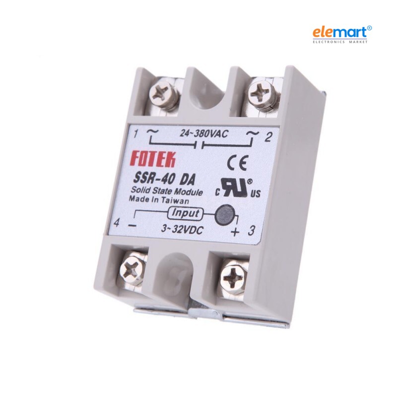 DC To AC SSR-40DA Solid State Relay Module 3-32VDC/24-380VAC 40A