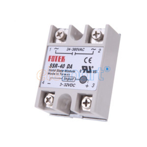 DC To AC SSR-40DA Solid State Relay Module 3-32VDC/24-380VAC 40A