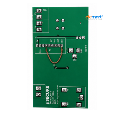 jiSECURE Smart Door Lock Controller PCB, WiFi and Bluetooth Enabled, App-Based Access Control, Android and iOS Support