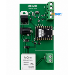 jiSECURE Smart Door Lock Controller PCB, WiFi and Bluetooth Enabled, App-Based Access Control, Android and iOS Support