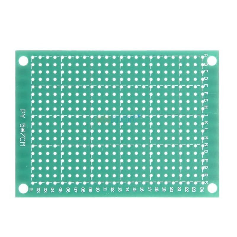 5 x 7 cm Universal PCB Prototype Board Single-Sided 2.54mm Hole Pitch
