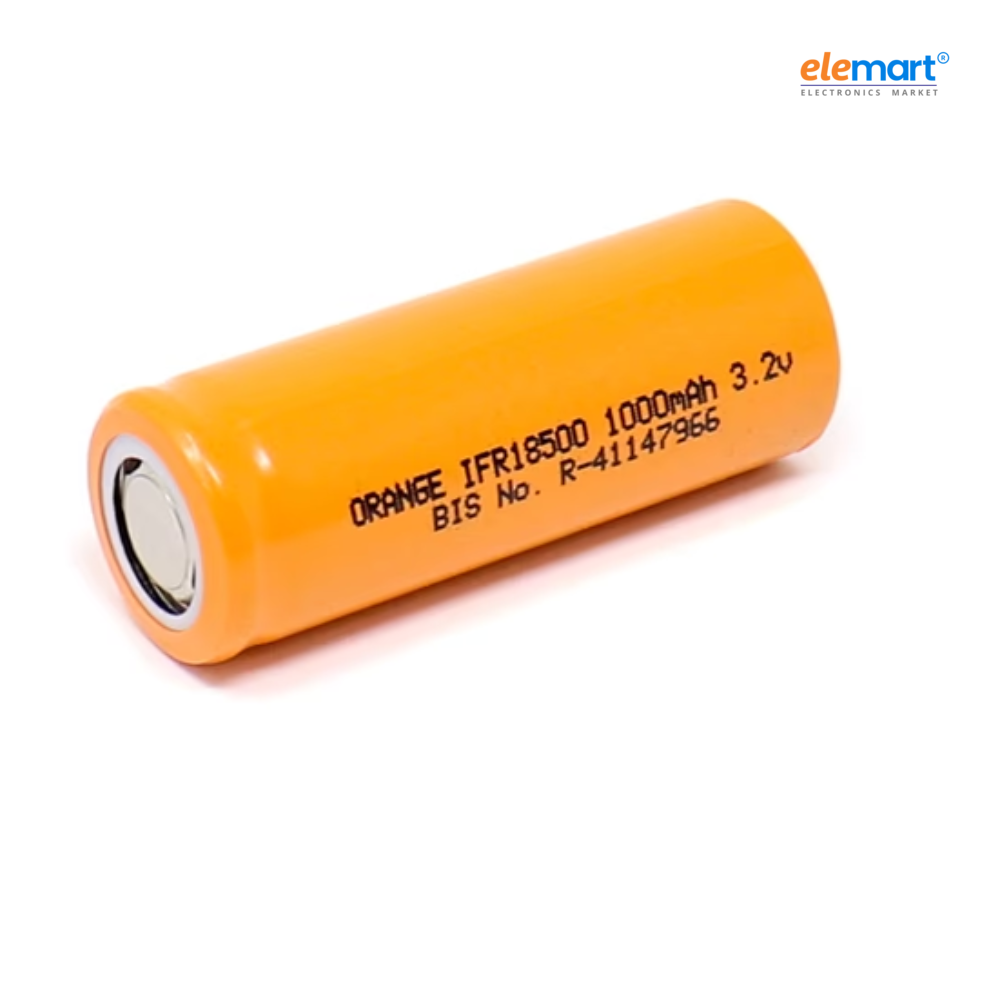 Orange A Grade IFR18650 3.2V 1500mAh 3C LiFePO4 Battery
