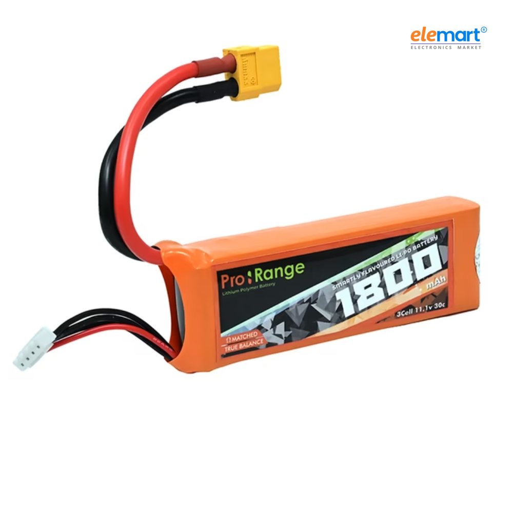Pro-Range 11.1V 1800mAh 30C 3S Lithium Polymer Battery Pack