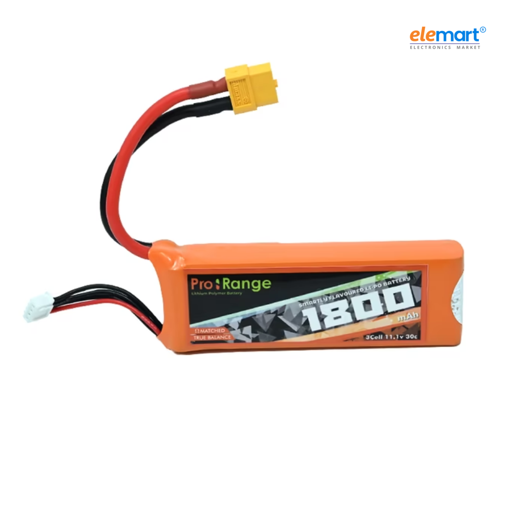 Pro-Range 11.1V 1800mAh 30C 3S Lithium Polymer Battery Pack