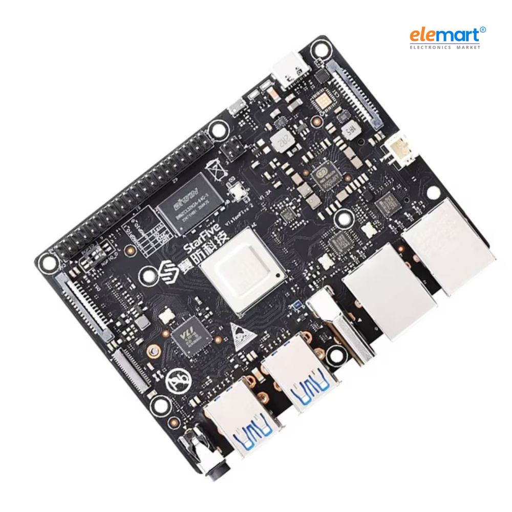 VisionFive2 RISC-V 4GB RAM Single Board Computer, StarFive JH7110 Processor with Integrated 3D GPU, base on Linux, with Wi-Fi module
