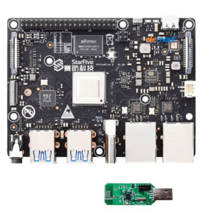 VisionFive2 RISC-V 4GB RAM Single Board Computer, StarFive JH7110 Processor with Integrated 3D GPU, base on Linux, with Wi-Fi module