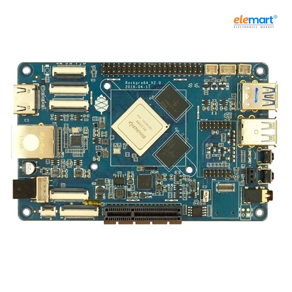 Pine64 ROCKPro64 Single Board Computer with 4GB LPDDR4 system memory