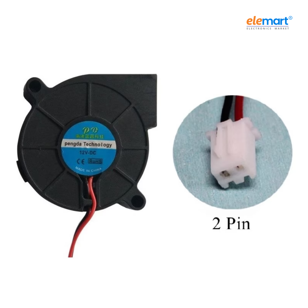 7530 12V DC Blower Cooling Fan