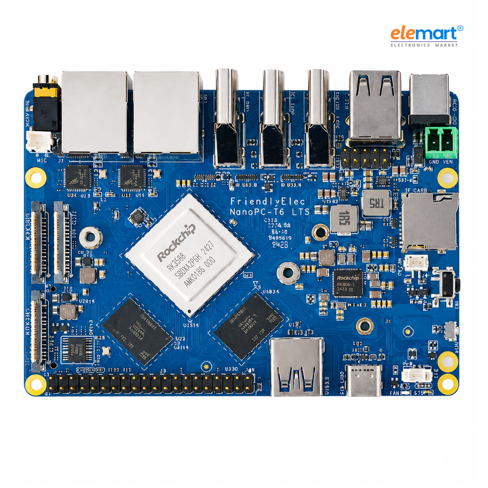 NanoPC-T6 4GB RAM-32GB eMMC Bare Board No Accessories