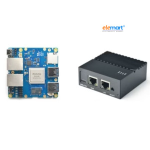 Nanopi R4S Mini Router OpenWRT with Dual-Gbps Ethernet Ports 4GB LPDDR4 Based in RK3399 Soc for IOT NAS Smart Home Gateway