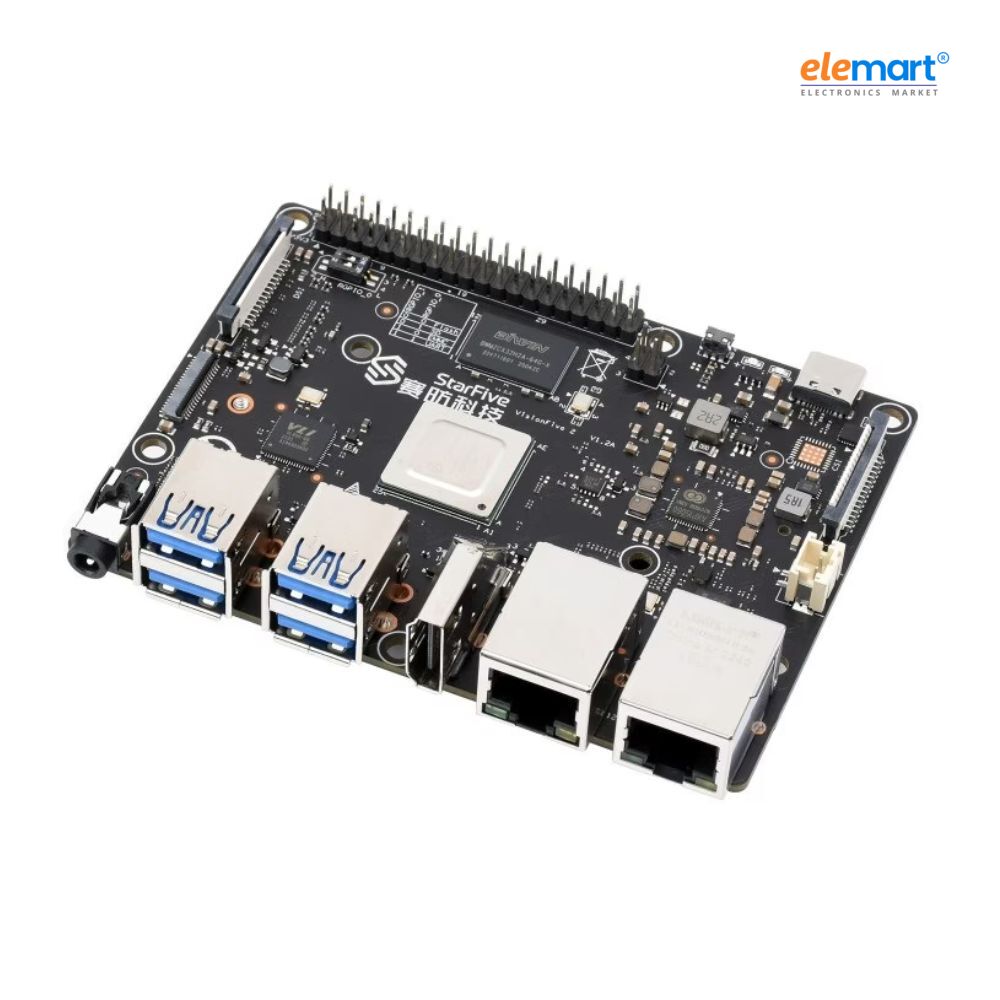 VisionFive2 RISC-V Single Board Computer, StarFive JH7110 Processor with Integrated 3D GPU, base on Linux, 4GB RAM