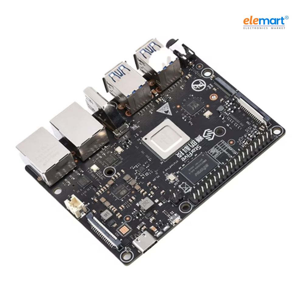 VisionFive2 RISC-V Single Board Computer 8GB, StarFive JH7110 Processor with Integrated 3D GPU, base on Linux, board only, without WiFI Module and Power Adapter