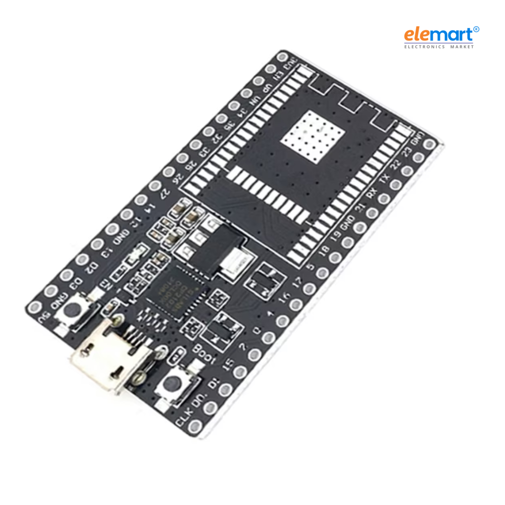 Black ESP32-DEVKITC Development Board Backboard