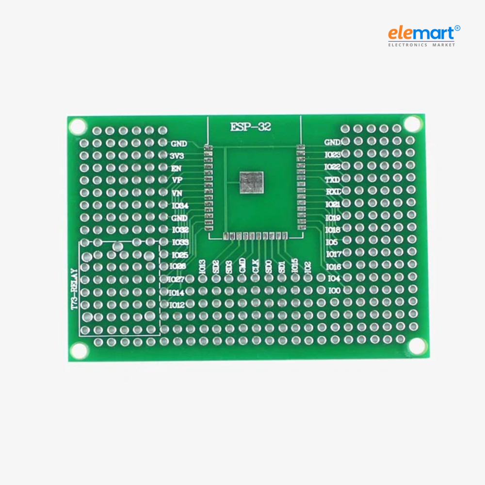ESP32 Adapter Breakout Board - Prototype Board for ESP32 wroom Wireless Bluetooth and WiFi Module