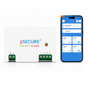 jiSECURE 4 Node Smart Switch Controller