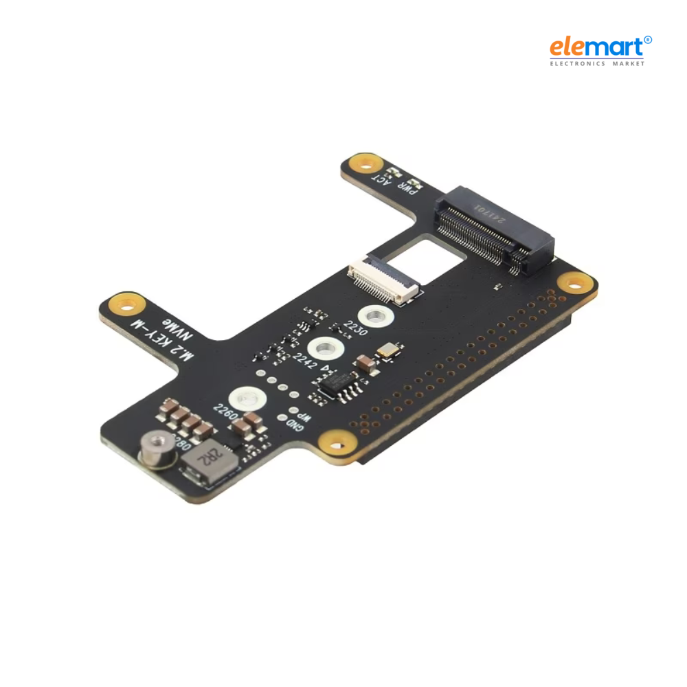 Geekworm X1015 PCIe toM.2 Key-M NVMe SSD PIP TOP for Raspberry Pi 5