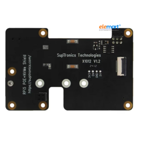 Geekworm X1012 PCIe to NVMe+POE Shield for Raspberry Pi 5