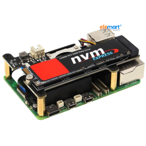 Geekworm X1001 PCIe to M.2 Key-M NVMe SSD PIP TOP for Raspberry Pi 5