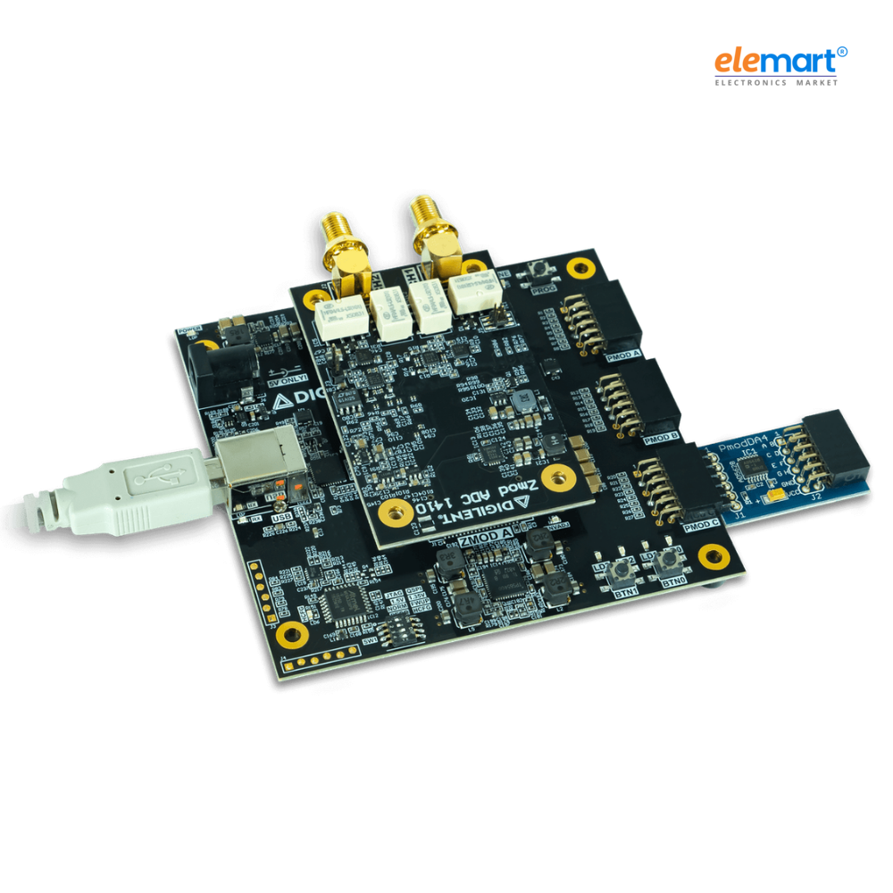 Digilent USB104 A7: Artix-7 FPGA Development Board with SYZYGY-compatible Expansion