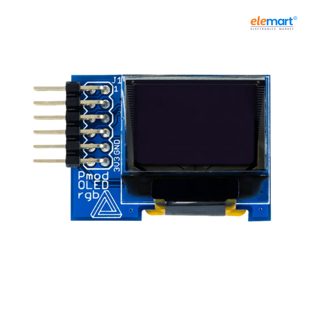 Digilent Pmod OLEDrgb: 96 x 64 RGB OLED Display with 16-bit Color Resolution