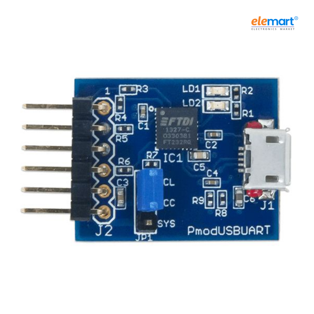 Digilent Pmod USBUART: USB to UART Interface