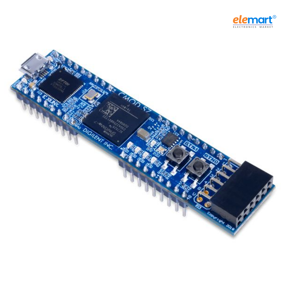 Digilent Cmod S7: Breadboardable Spartan-7 FPGA Module