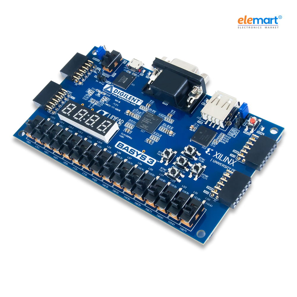 Digilent Basys 3 Artix-7 FPGA Trainer Board Recommended for Introductory Users