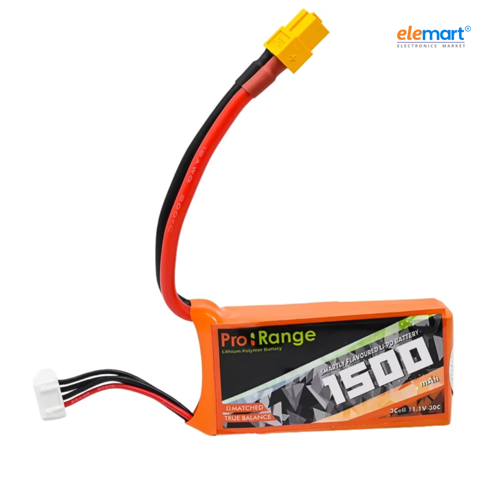 Orange 11.1V 1500mAh 30C 3S Lithium Polymer Battery Pack
